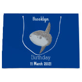 Grote cartoon van de zeeduivel groot cadeauzakje (Voorkant)