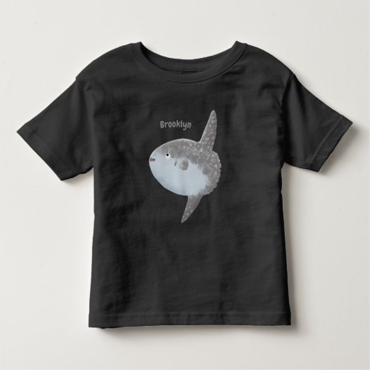Grote cartoon van de zeeduivel kinder shirts (Voorkant)