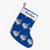 Grote cartoon van de zeeduivel kleine kerstsok (Voorkant (Hangend))