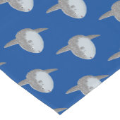 Grote cartoon van de zeeduivel korte tafelloper (Hoek)