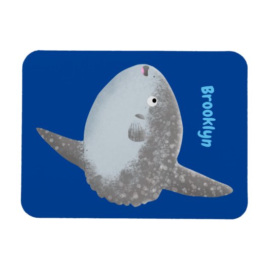 Grote cartoon van de zeeduivel magneet (Horizontaal)