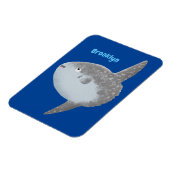 Grote cartoon van de zeeduivel magneet (Linkerzijde)