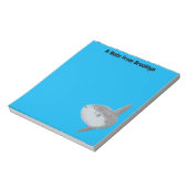 Grote cartoon van de zeeduivel notitieblok (Linkerzijde)