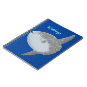 Grote cartoon van de zeeduivel notitieboek (Linkerzijde)