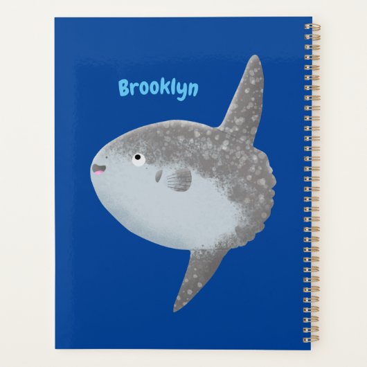 Grote cartoon van de zeeduivel planner (Achterkant)