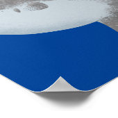 Grote cartoon van de zeeduivel poster (Hoek)