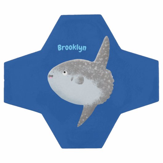 Grote cartoon van de zeeduivel voetbal (Enkel)