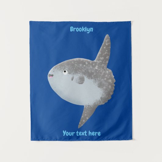 Grote cartoon van de zeeduivel wandkleed (Voorkant)