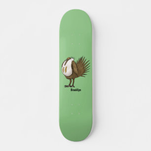 Grote cartoon van een grote hondenboomgaard persoonlijk skateboard