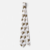 Grote cartoon van een grote hondenboomgaard stropdas (Voorkant)