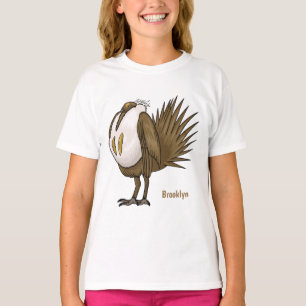 Grote cartoon van een grote hondenboomgaard t-shirt