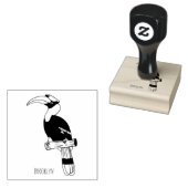 Grote cartoon van hondvogel rubberstempel (Gestempeld)