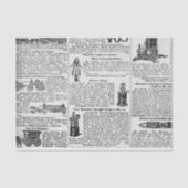 Grote cataloguspagina tissuepapier (Voorkant)