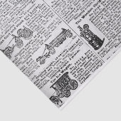 Grote  cataloguspagina tissuepapier (Detail)