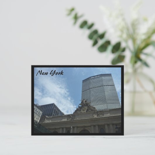 grote centrale gevel briefkaart (Staand voorkant)