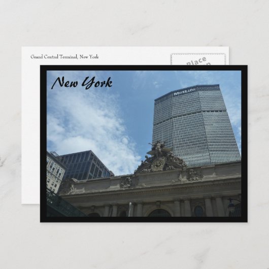 grote centrale gevel briefkaart (Voorkant / Achterkant)