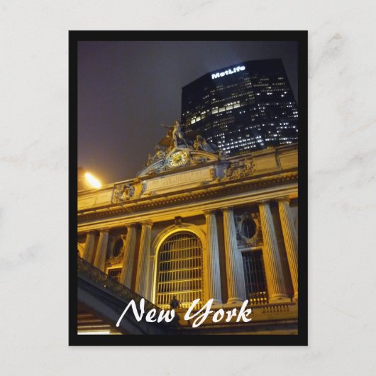 grote centrale nyc briefkaart (Voorkant)