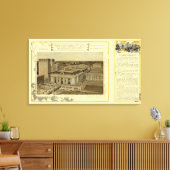 Grote centrale terminal canvas afdruk (Insitu (Woonkamer))