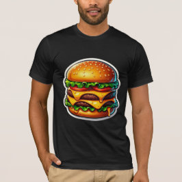 GROTE CHEESEBURGER LIEFDE 5 T-SHIRT