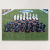 Grote chess-set on crup ship legpuzzel (Horizontaal)