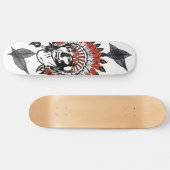 Grote Chief Veer Ontwerp Skateboard (Horizontaal)