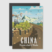 Grote Chinese Muur reisposter (Voorkant / Achterkant)