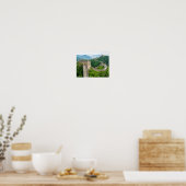 Grote Chinese Muur Waterverf Art Print (Keuken)