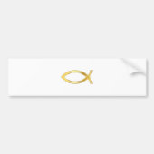 GROTE CHRISTELIJKE VIS BUMPERSTICKER (Voorkant)