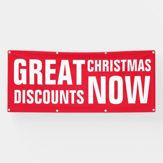 GROTE CHRISTMAS KORTINGEN NU SPANDOEK (Horizontaal)