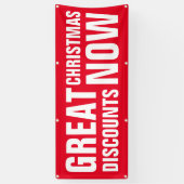 GROTE CHRISTMAS KORTINGEN NU SPANDOEK (Verticaal)