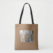 GROTE "CHRISTMAS SHOPPING"-CANVAS TAS (Voorkant)