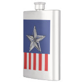 Grote Chroom als Silver Star op feestelijke kleure Flacon (Links)