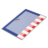 Grote Chroom als Silver Star op feestelijke kleure Notitieblok (Schuin)