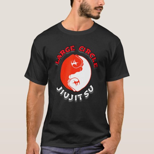 Grote Circle Jiujitsu T-shirt (Voorkant)