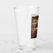 Grote Cirkel Nationale Parken Landmarks Illustrati Glas (Rechts)