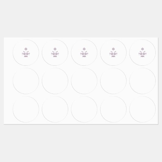 Grote cirkelkleefstof / waterdicht etiket labels (Vel)