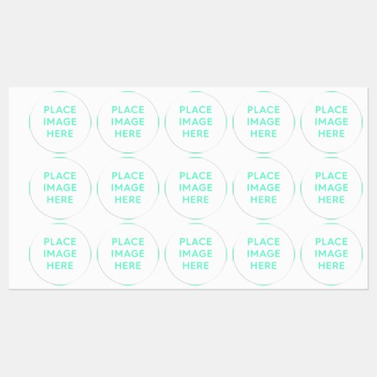 Grote cirkelkleefstof / waterdicht etiket labels (Vel)