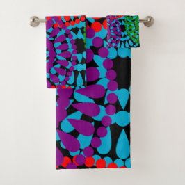 Grote cirkels bad handdoek