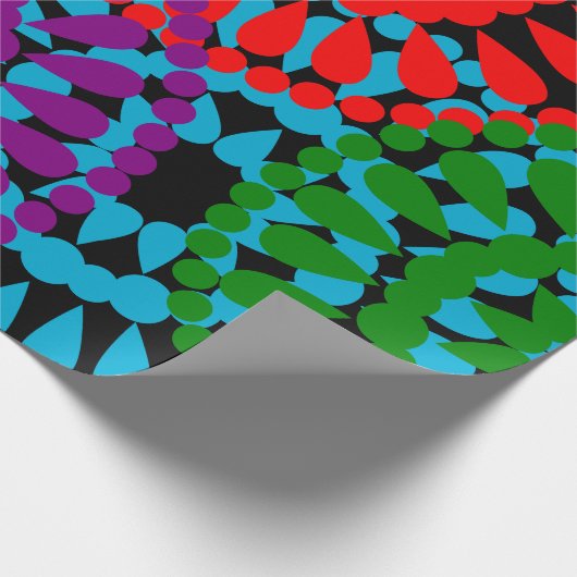 Grote cirkels cadeaupapier (Hoek)