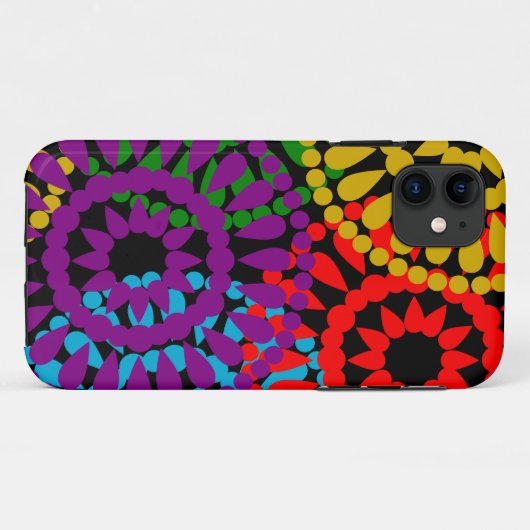 Grote cirkels Case-Mate iPhone case (Achterkant (horizontaal))