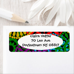 Grote cirkels etiket