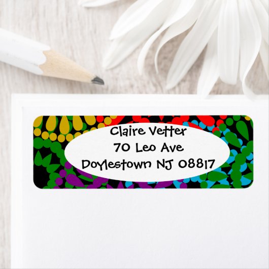 Grote cirkels etiket (Insitu)