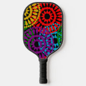 Grote cirkels pickleball paddle (Voorkant)