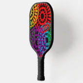 Grote cirkels pickleball paddle (Links)