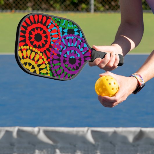 Grote cirkels pickleball paddle (Insitu)
