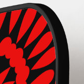 Grote cirkels pickleball paddle (Links Detail)