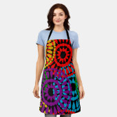 Grote cirkels schort (Gedragen)