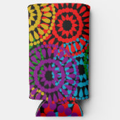 Grote cirkels seltzer blikjeskoeler (Voorkant)