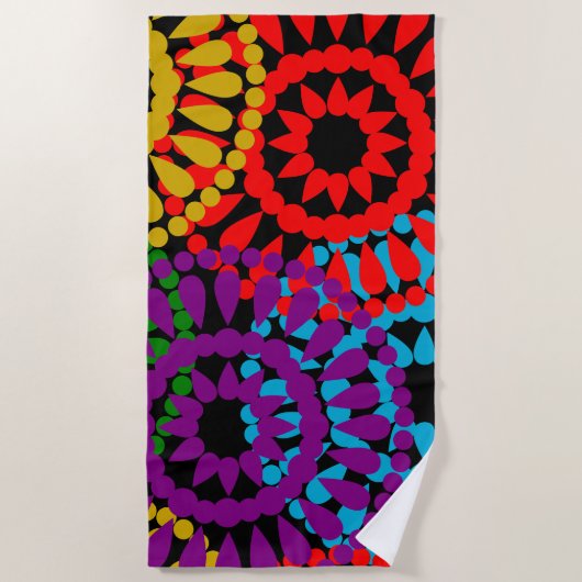 Grote cirkels strandlaken (Voorkant)