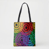 Grote cirkels tote bag (Voorkant)